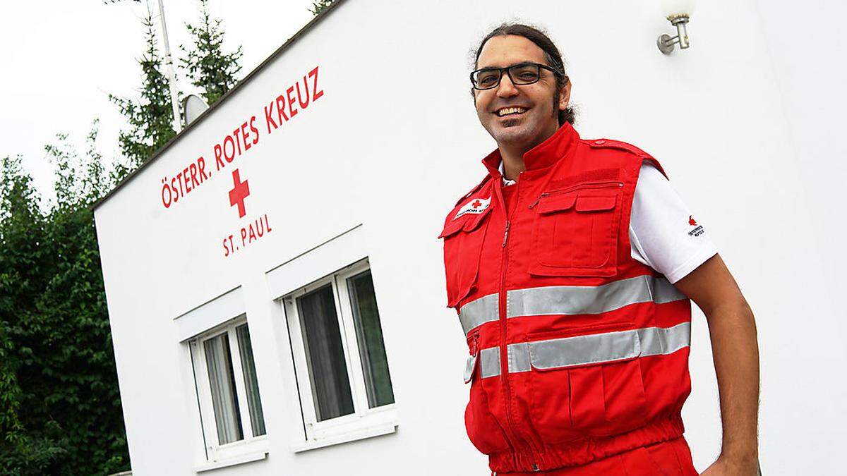 Dominique David bekam heuer das silberne Verdienstkreuz des Roten Kreuzes verliehen