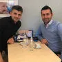 Mihret Topcagic mit Zagreb-Coach Nenad Bjelica (re.) 