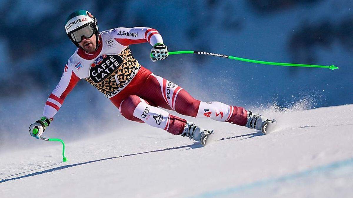 Vincent Kriechmayr steht vor dem zweiten Sieg in Wengen 