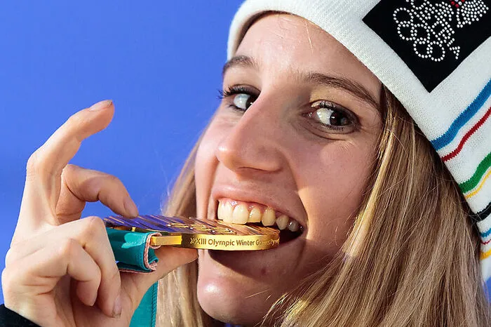 Anna Gasser im Big Air 2018 in Pyeongchang und Julia Dujmovits vier Jahre zuvor in Sotschi im Parallelslalom sorgten für Gold auf dem Snowboard.