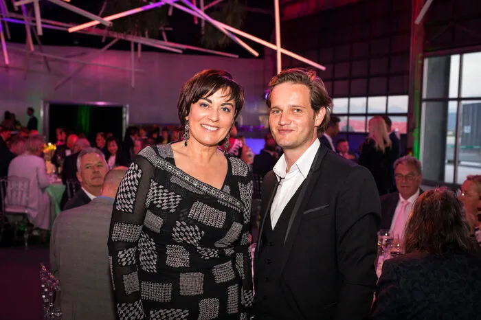 Villachs Vizebürgermeisterin Petra Oberrauner mit Christoph Herzeg