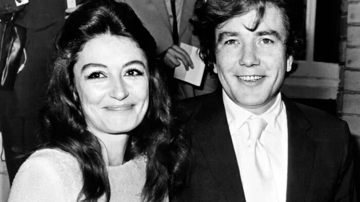 Glücklich verheiratet: Die französische Schauspielerin Anouk Aimee und Albert Finney im August 1970