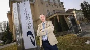 Roland Streiner, Rektor der Gustav-Mahler-Universität