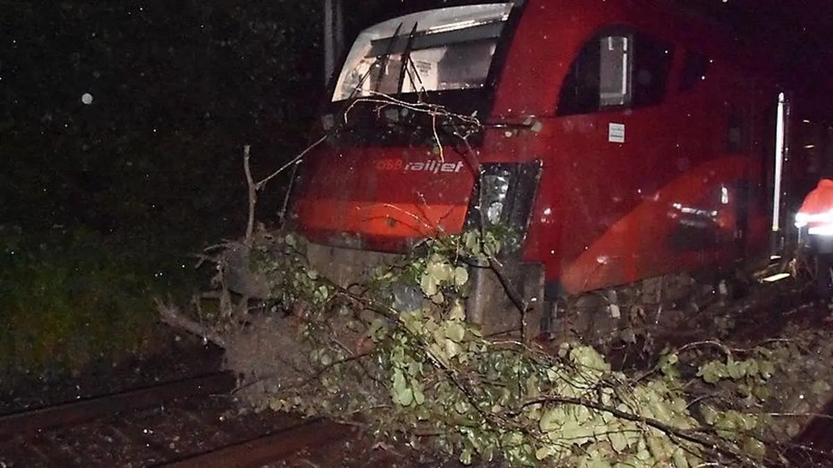 Mure blockierte Strecke