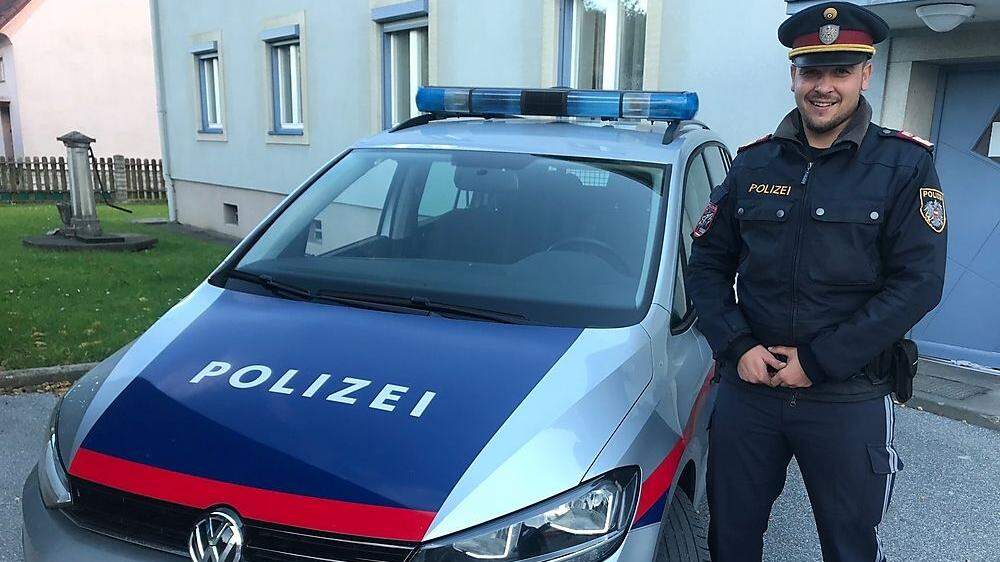 Bezirksinspektor Stefan Zapfl aus Köflach ist nun sogar Doppel-Lebensretter