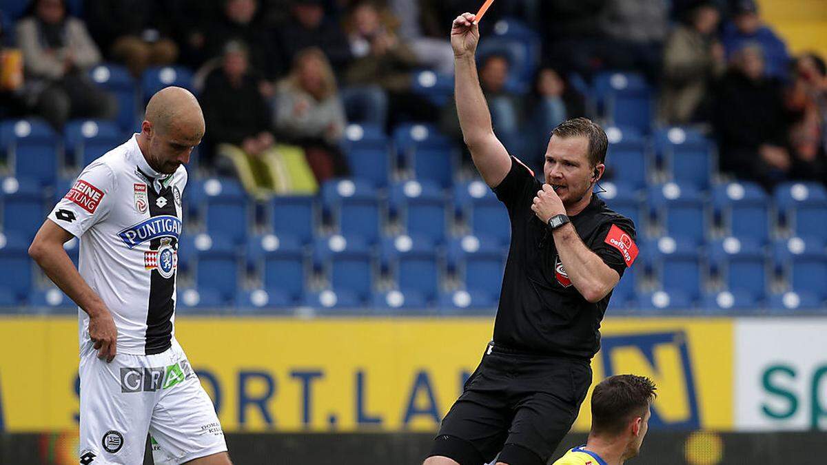 Sturms Fabian Koch verpasst das Spiel gegen Austria Wien.