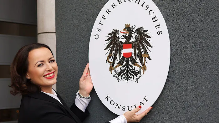 Das Honorarkonsulat befindet sich in der Grawe in Maribor