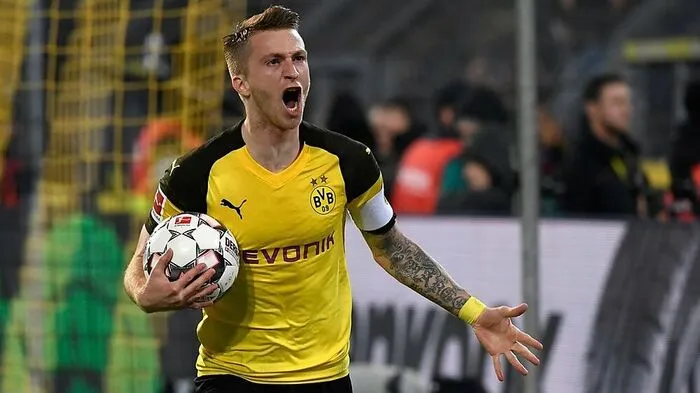 Reus traf zwei Mal für Dortmund