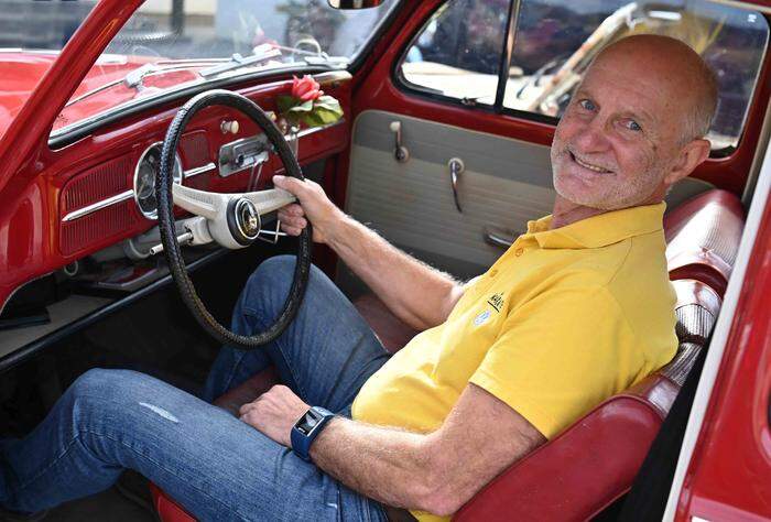 Günter Wernig from Feldkirchen is the proud owner of a VW 1200, built in 1961