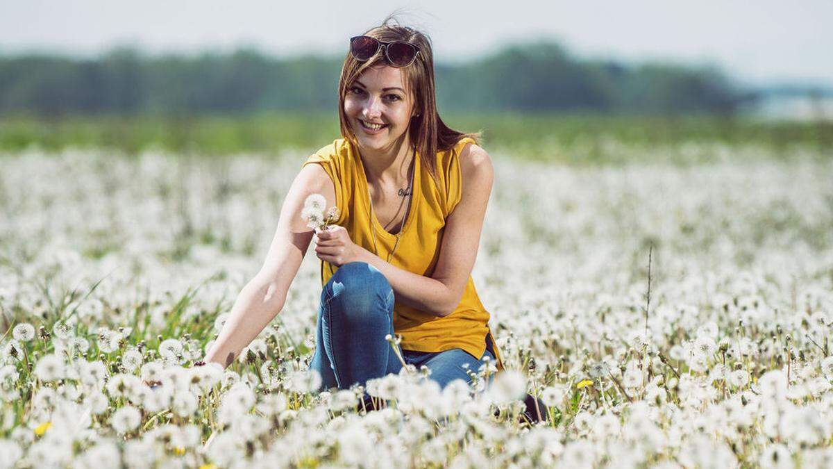 Cornelia genoss gestern das frühlingshafte Wetter in und um Graz