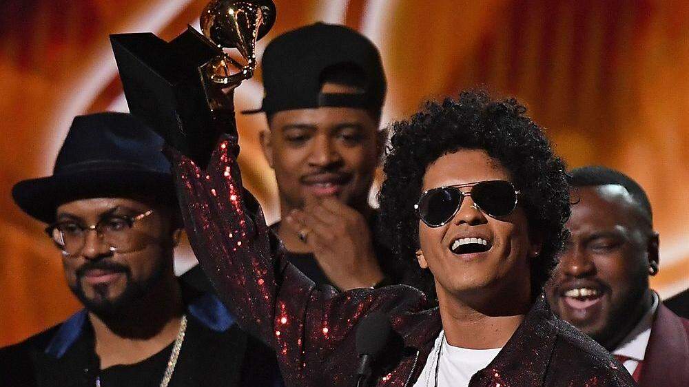 Siegte über die Hip-Hop-Favoriten: Sänger Bruno Mars