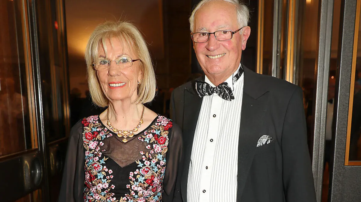 Erich Kellerhals mit Ehefrau Helga bei den Salzburger Festspielen