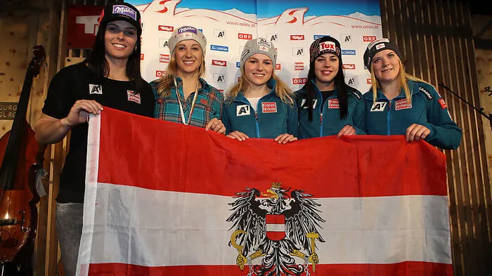 Heute für Österreich am Start: Veith, Kirchgasser, Schild, Brunner, Truppe