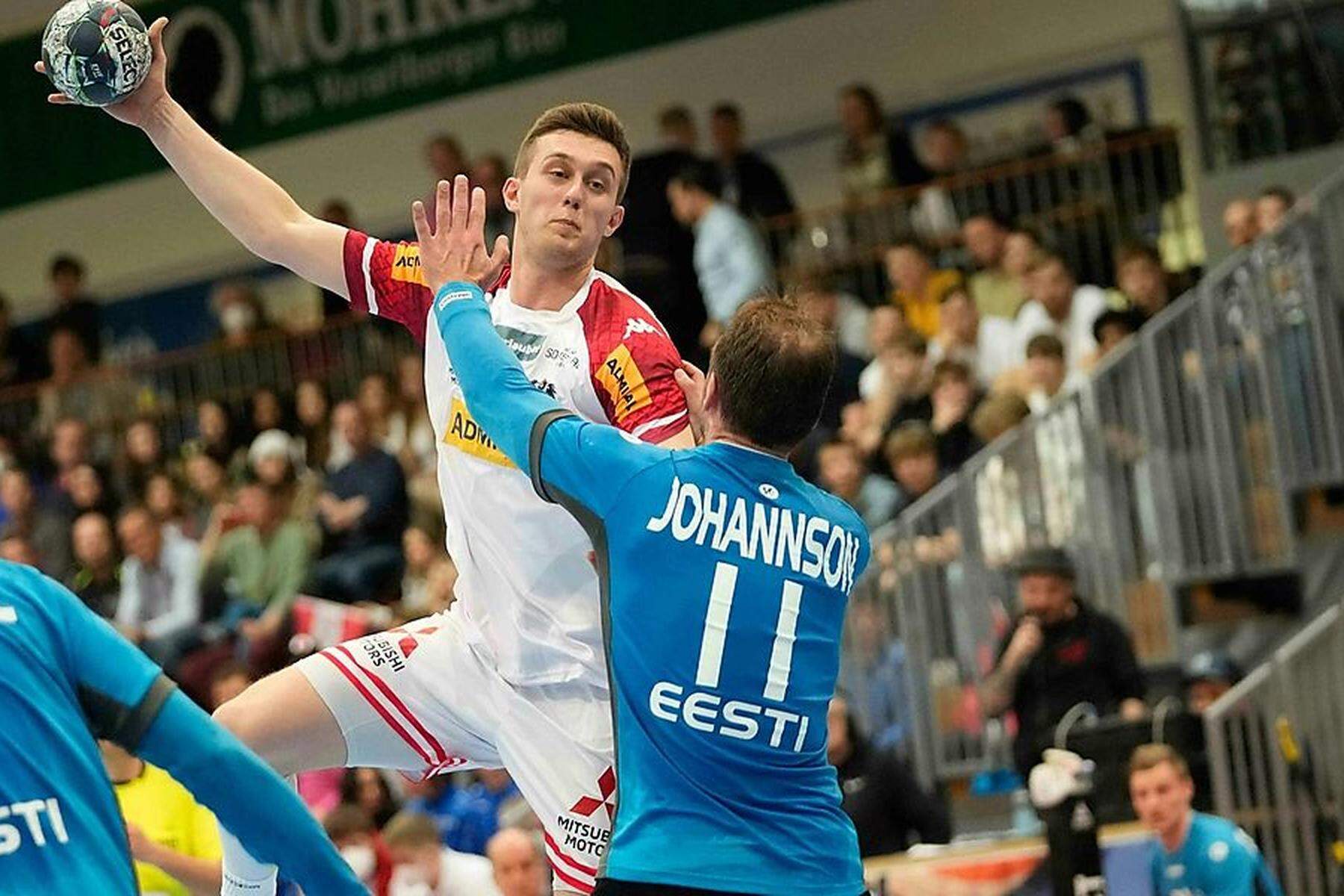Handball WM-Qualifikation Österreich kämpfte sich nach verpatztem Start gegen Estland zurück
