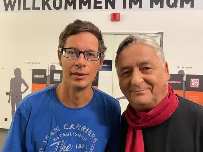 Schwab mit Andreas Vitásek