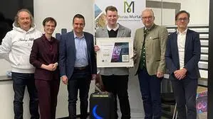 Peter Moritz, Ulrike Steinwidder, Thomas Maier, Leon Themel, Bruno Aschenbrenner und Günter Leitner (von links)