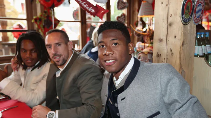 Renato Sanches, Franck Ribery und David Alaba
