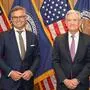 Finanzminister Brunner mit FED-Chef Powell