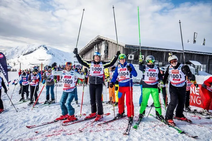 Das Rennen führte auch heuer wieder über neun Pisten, jeder Teilnehmer legte knapp 26 Kilometer zurück.