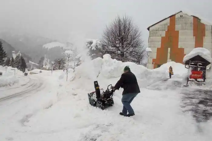 Schnee in Eisenerz