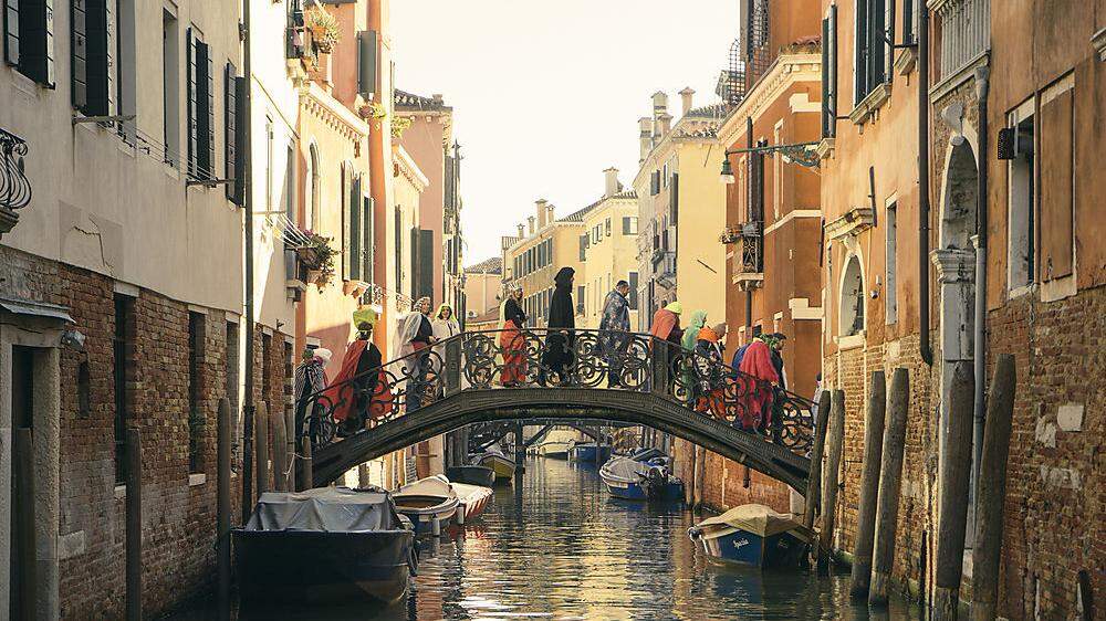 Inklusive Prozession in Venedig