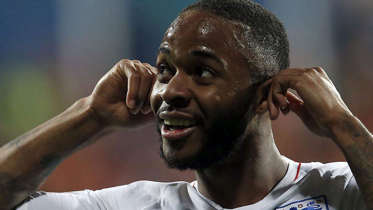 Raheem Sterling nach seinem Treffer