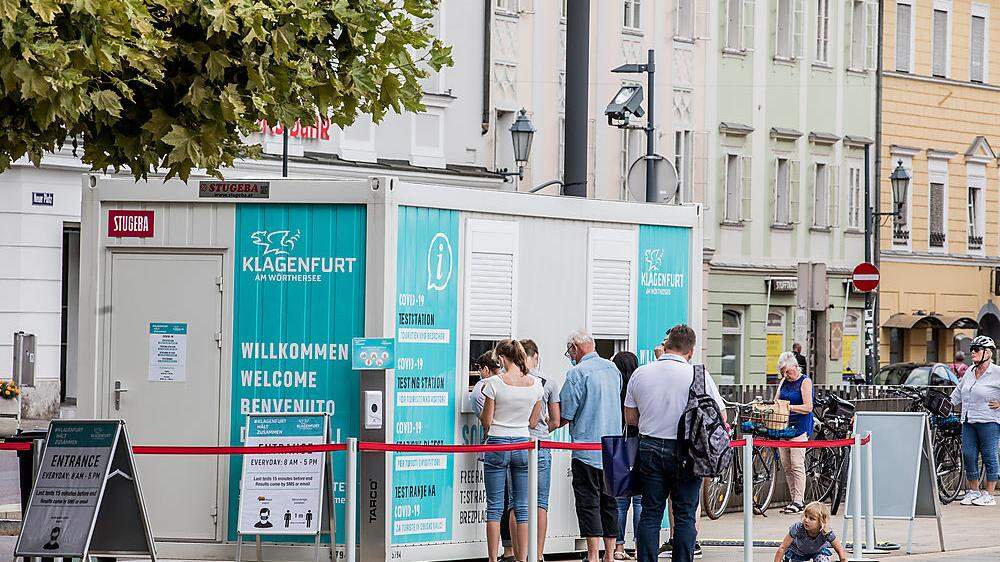 Das Testangebot auf dem Neuen Platz in Klagenfurt wird gut angenommen