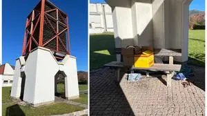 Hier nächtigt der obdachlose Mann derzeit