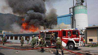 2010 brannte das Hasslacher-Werk in Kötschach-Mauthen