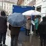 Jakominiplatz: Datenaufnahme bei der Sonnenapotheke