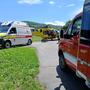 Die Frau wurde mit dem Rettungshubschrauber ins UKH Graz gebracht
