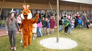 Großes G‘riss um den Osterhasen herrschte in Zeltweg