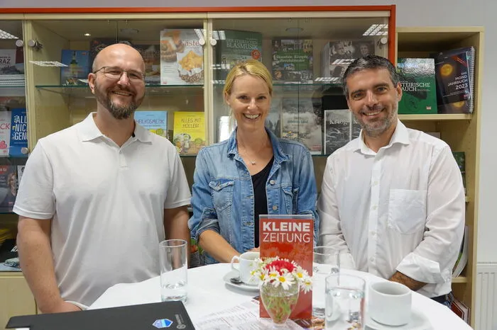 Maco-Lehrlingsbeauftragter Mario Missethon, Marlene Gerstgraser (Regionalmanagement Liezen) und Christian Hollinger (WKO) 