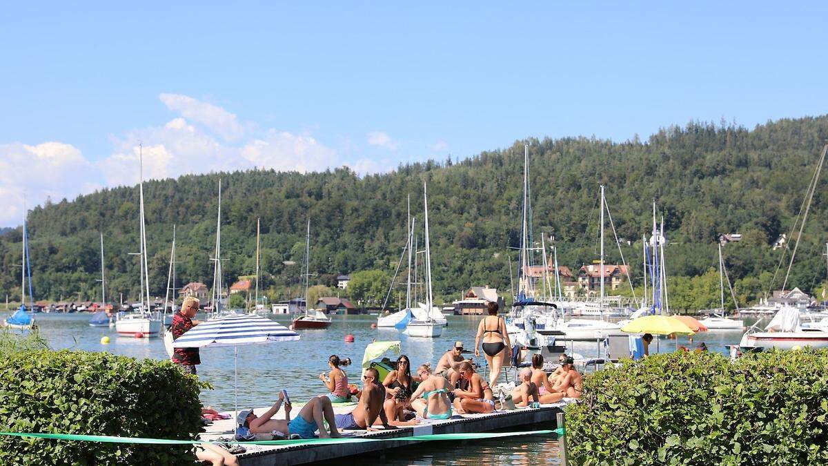 Seit Freitag hat das Strandbad Loretto in Klagenfurt wieder geöffnet