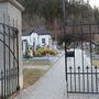 Auch auf dem Friedhof in Kainach wurden die wirren Botschaften verteilt