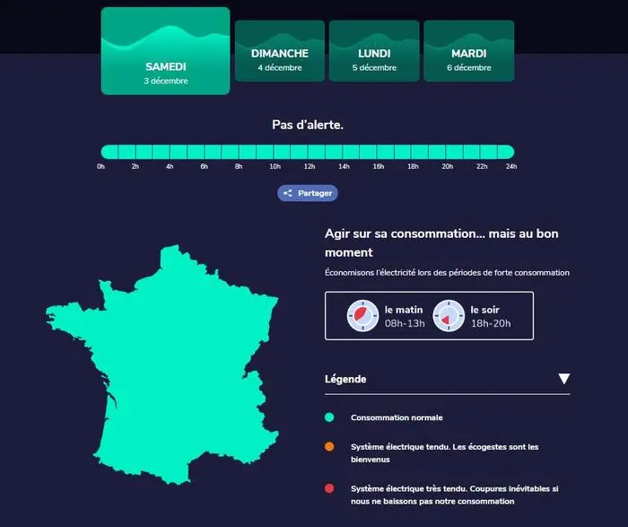 Noch ist die Karte grün, doch das könnte sich bald ändern