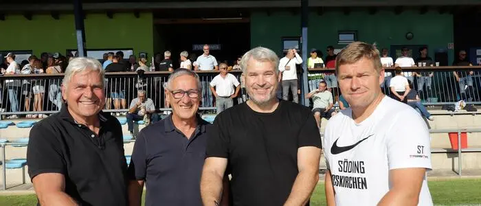 Mit Stefan Wimmer (2.v.r.) hat der USV Söding-Mooskirchen einen neuen Sponsor an Land gezogen