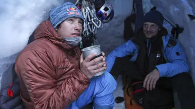 David Lama und Peter Ortner am Cerro Torre