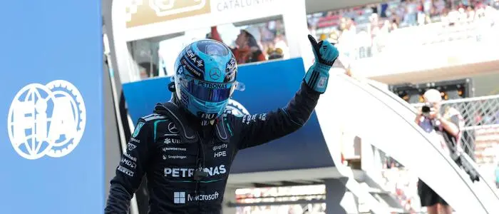 George Russell holte sich die Pole