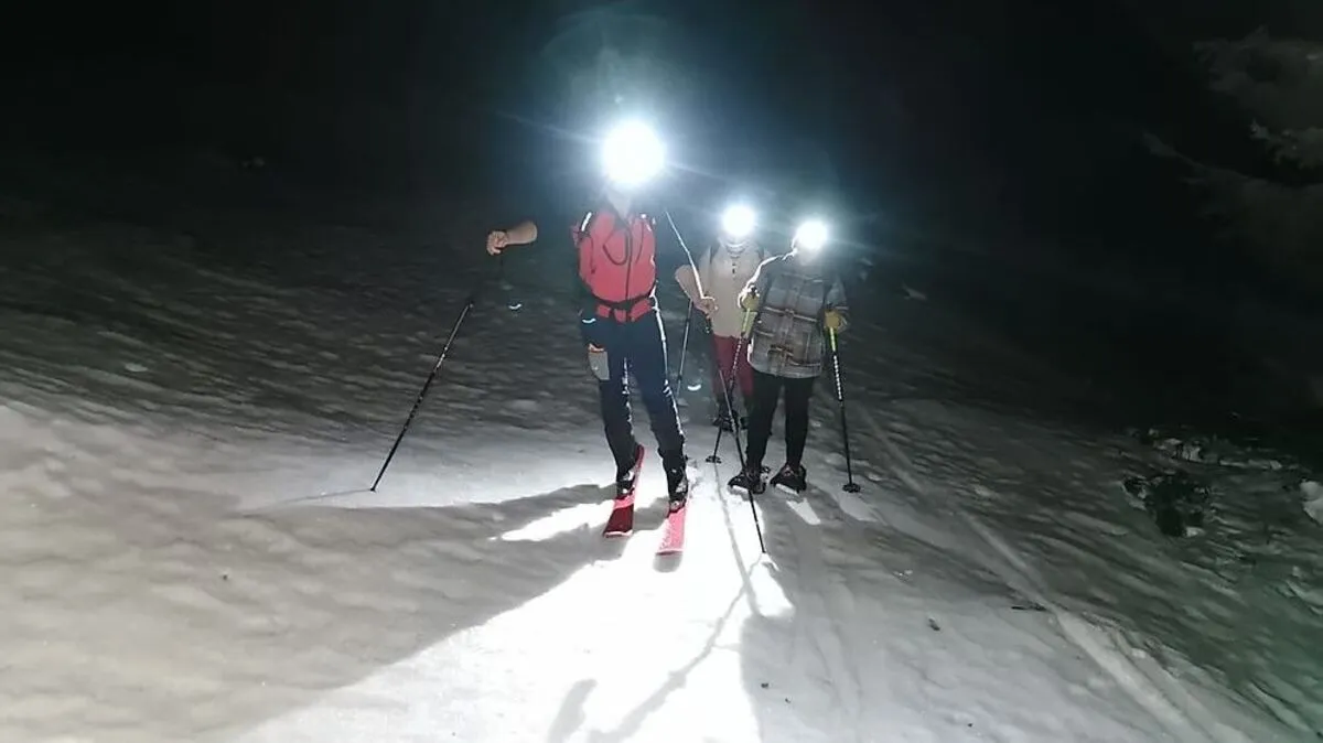 Die beiden Frauen konnten unverletzt, aber leicht unterkühlt ins Tal gebracht werden 