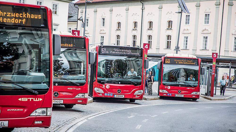 Der Busverkehr in Klagenfurt soll attraktiver werden