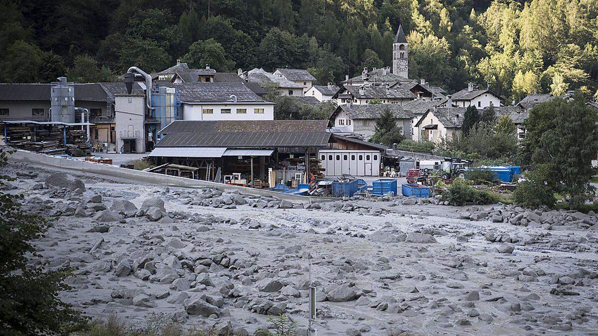 Bergsturz in der Schweiz 