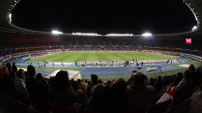 Derzeit der Fußballstandort Nummer eins: das Wiener Happel-Stadion
