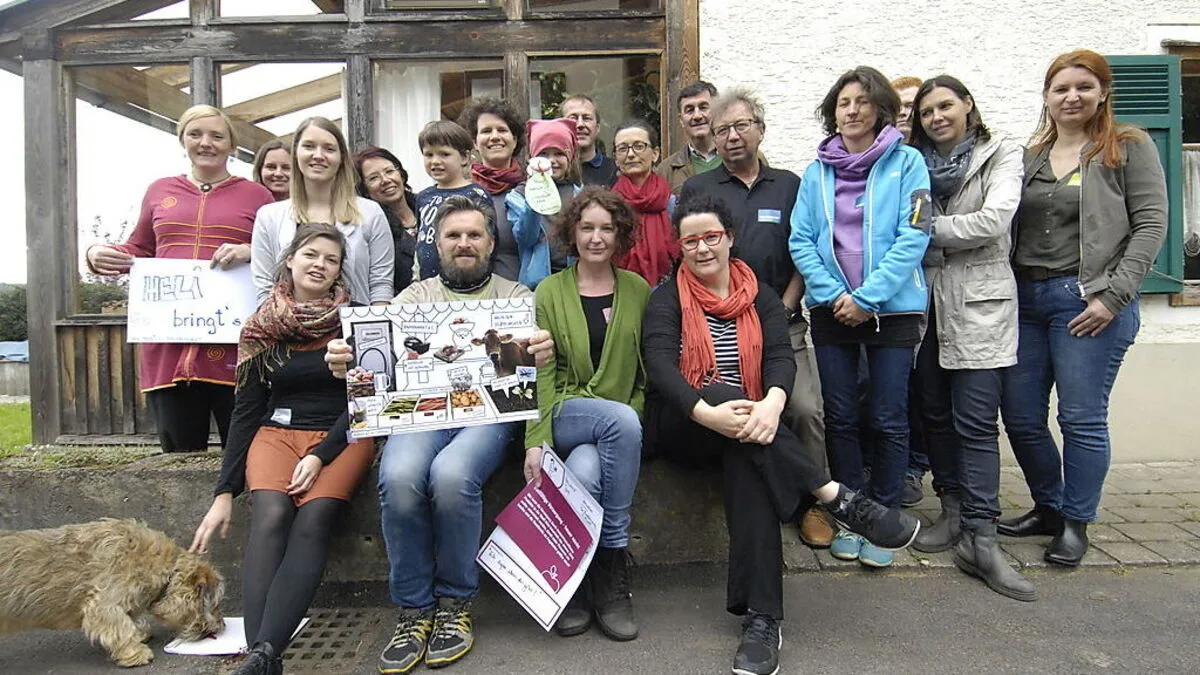 Diese illustre Runde machte sich Gedanken über die Zukunft des Bauernmarkt in Weiz