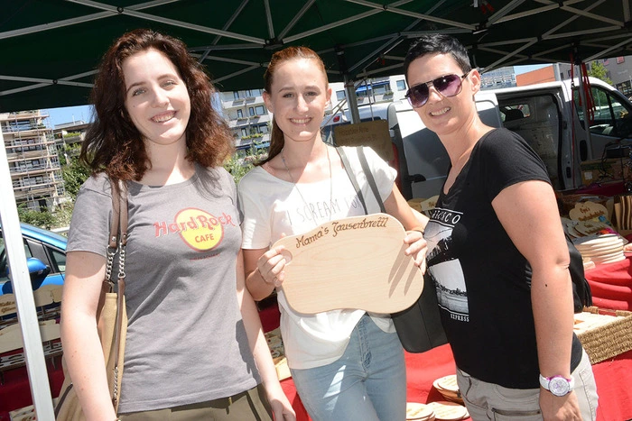 Ein Jausnbrettl für Anna und Lisa Pacher und Tanja Sattlegger