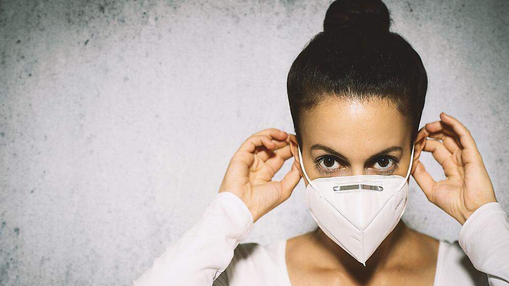 Sujetbild: Eine FFP2-Maske bietet Schutz vor Corona-Infektion