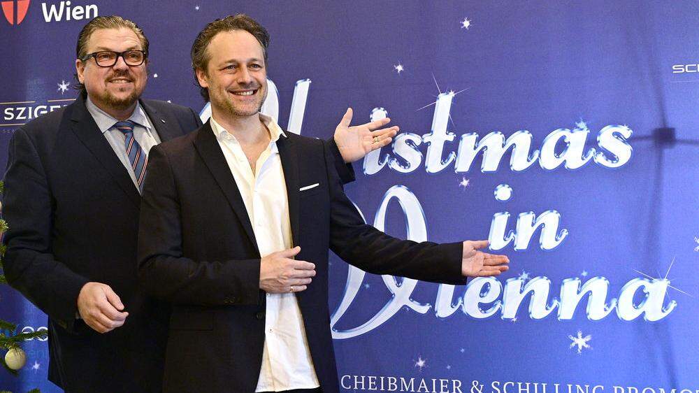Präsentierten &quot;Christmas in Vienna&quot;: Michael Schade und Sascha Goetzel