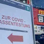 Covid-Teststation in Graz