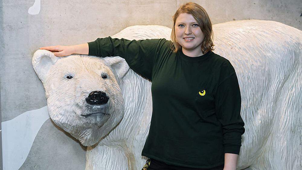 Alessa Esau (31) arbeitet als Tierpflegerin im Tiergarten Schönbrunn