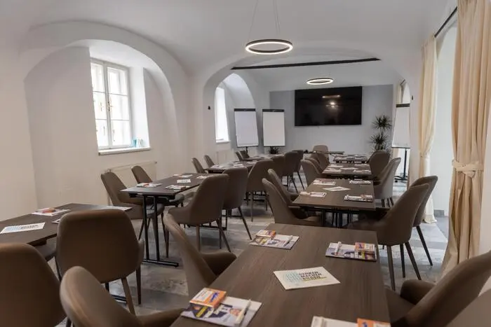 In der ÖVP-Parteizentrale in Klagenfurt steht ein Seminarraum für den Campus Süd parat